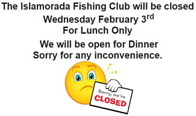 IFC closed for lunch 2-3-2016