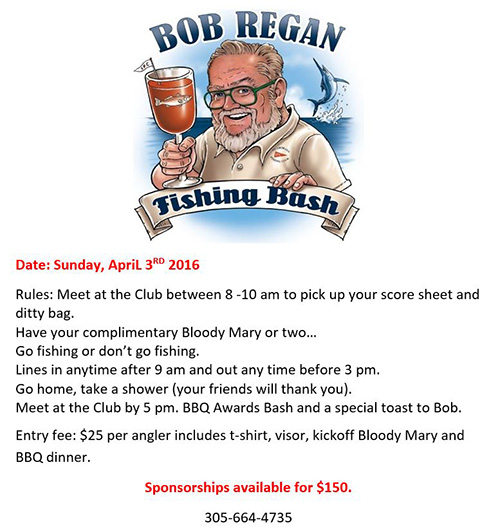 8th Annual Bob Regan Bloody Mary Fishing Bash